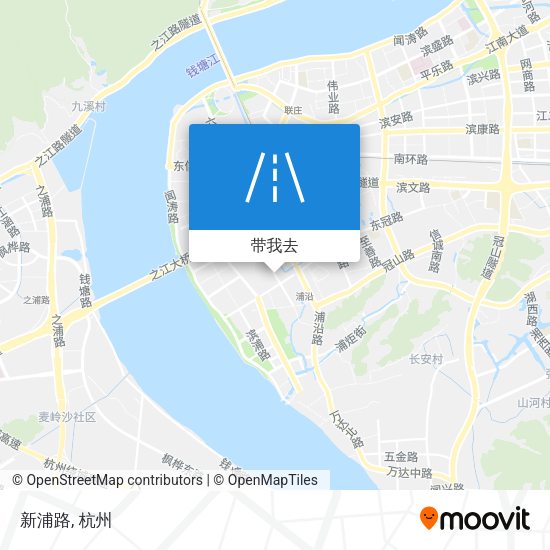 新浦路地图