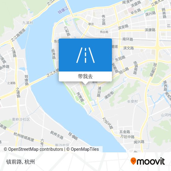 镇前路地图