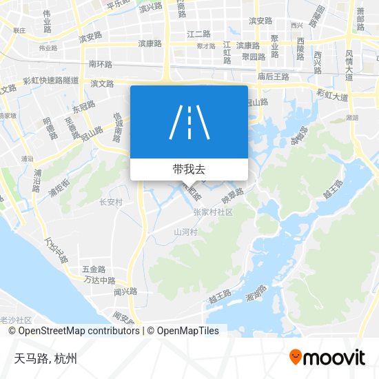 天马路地图