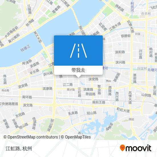 江虹路地图