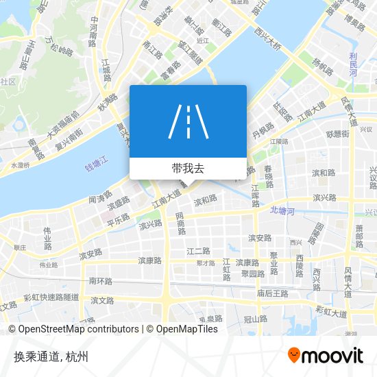 换乘通道地图