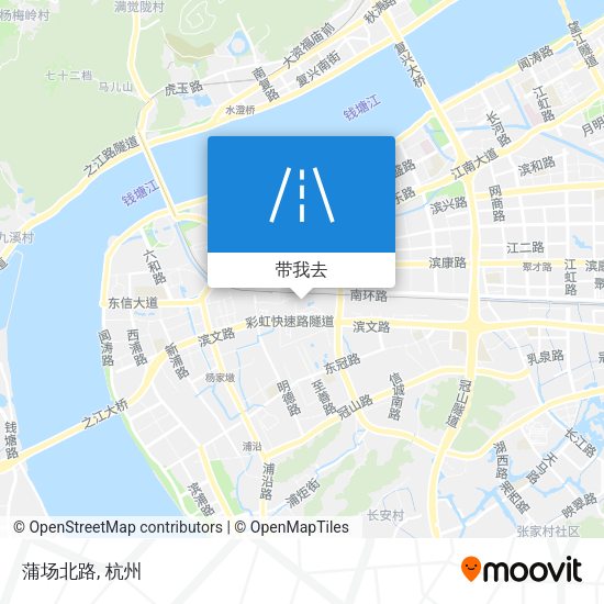 蒲场北路地图