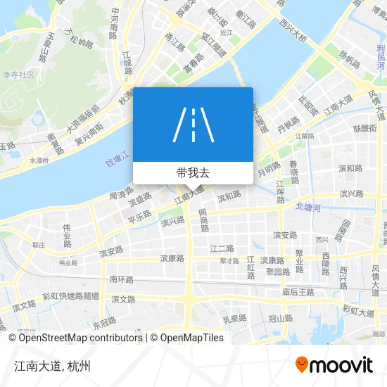 江南大道地图