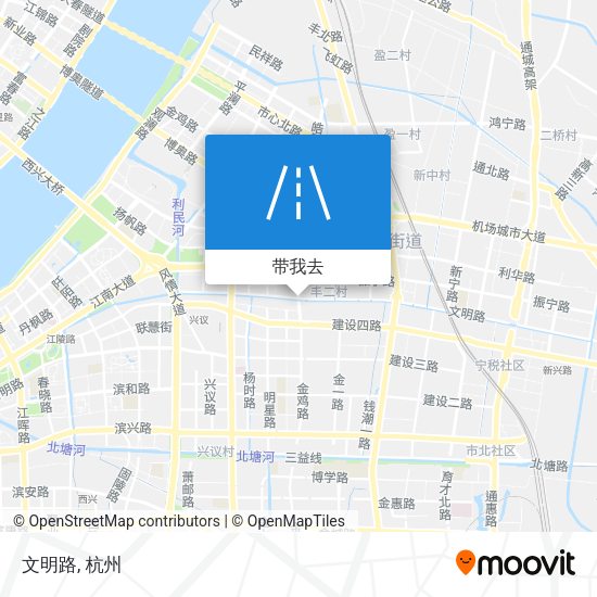 文明路地图