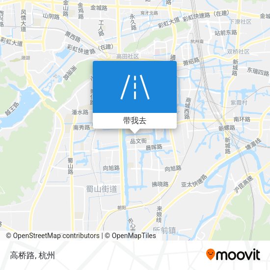 高桥路地图
