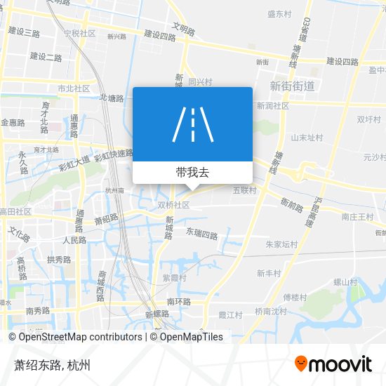 萧绍东路地图
