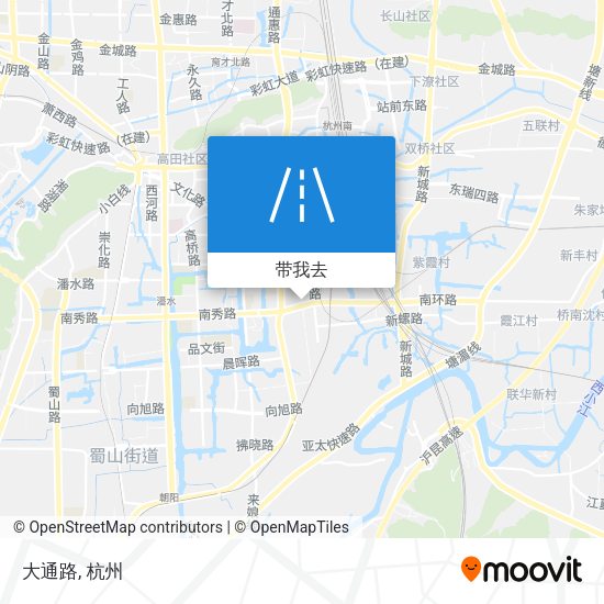 大通路地图