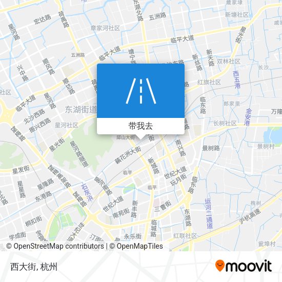 西大街地图