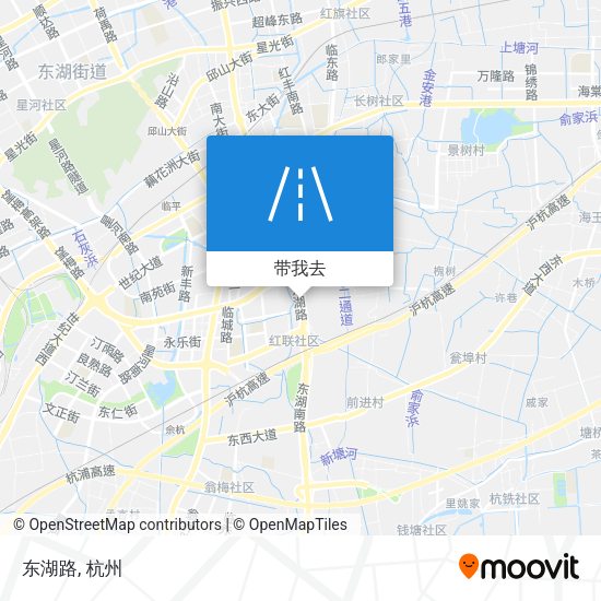 东湖路地图