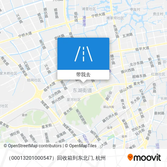 （00013201000547）回收箱到东北门地图