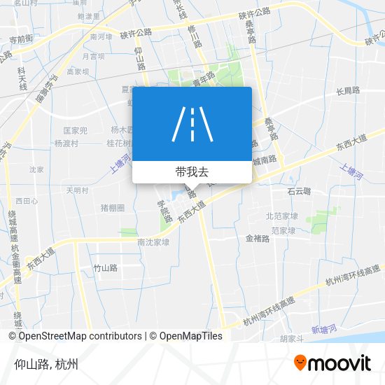 仰山路地图