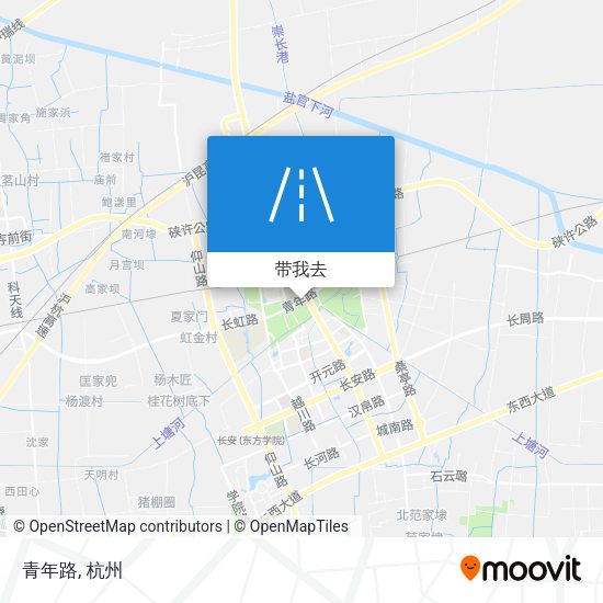 青年路地图