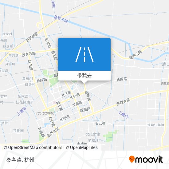 桑亭路地图