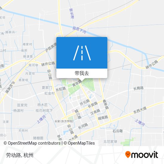 劳动路地图