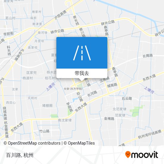 百川路地图