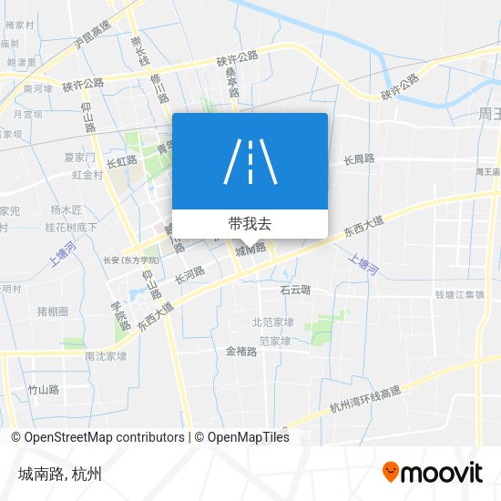 城南路地图