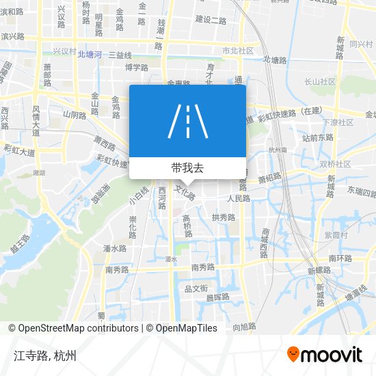 江寺路地图