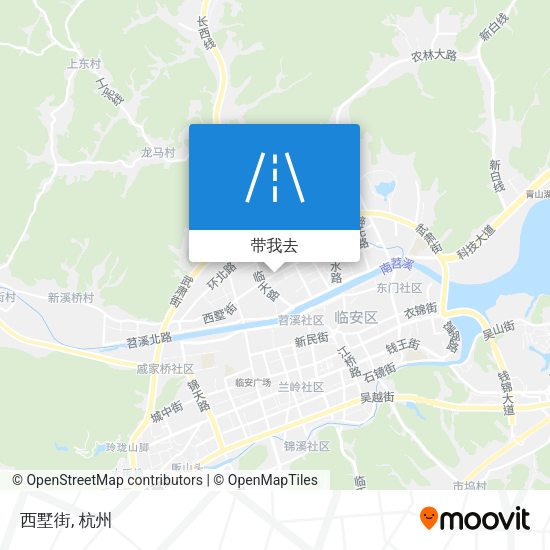 西墅街地图