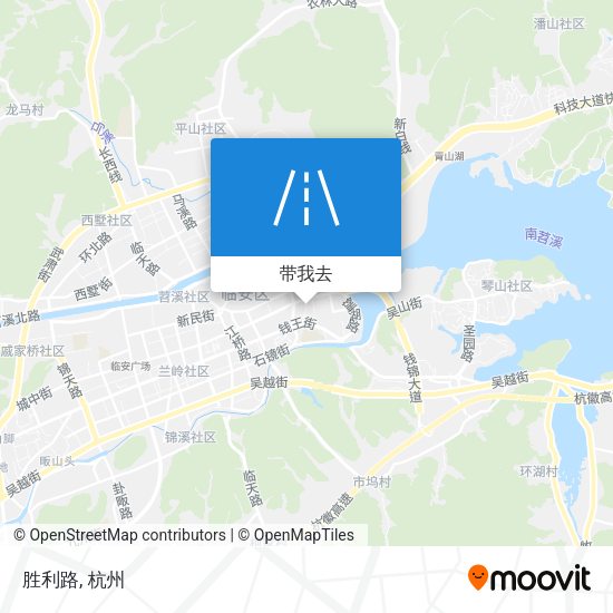 胜利路地图