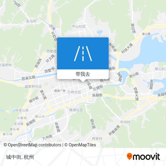 城中街地图