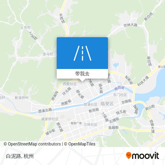白泥路地图