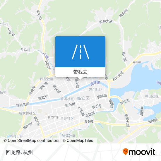 回龙路地图