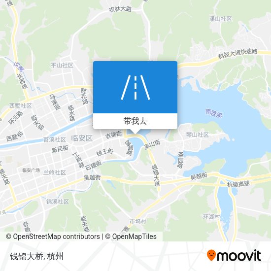 钱锦大桥地图