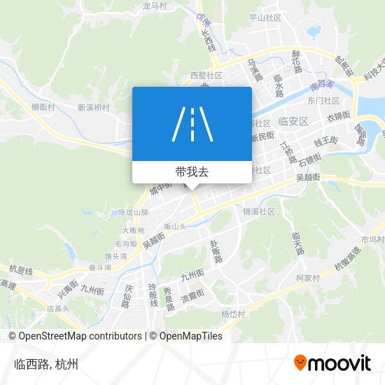 临西路地图