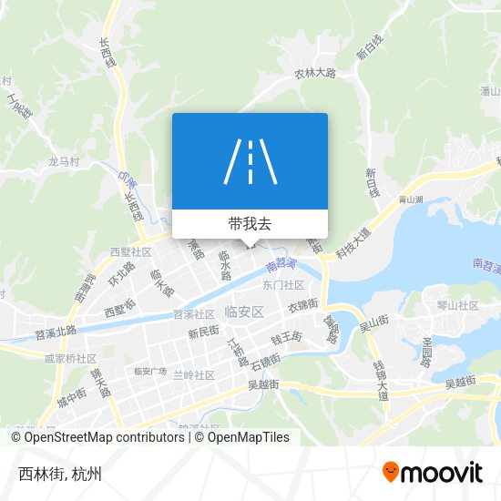 西林街地图