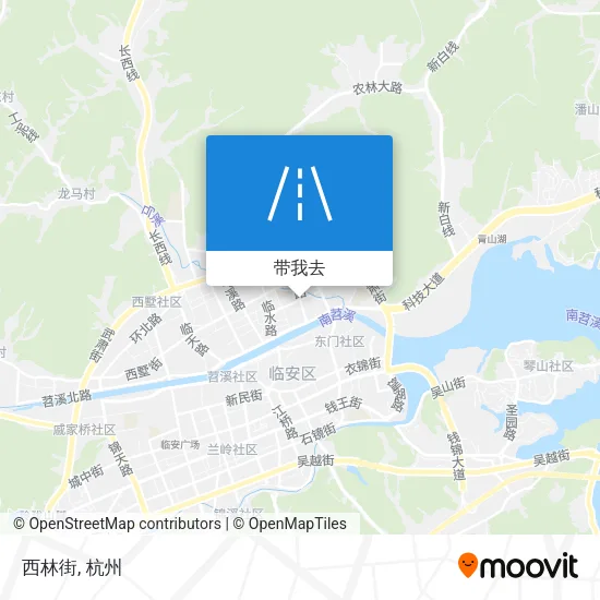 西林街地图