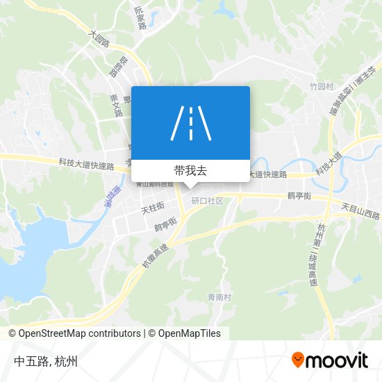 中五路地图