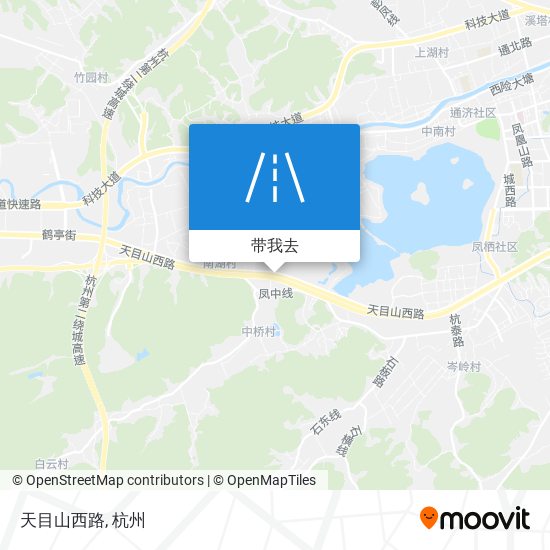 天目山西路地图