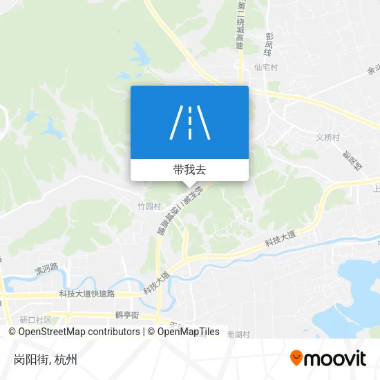 岗阳街地图