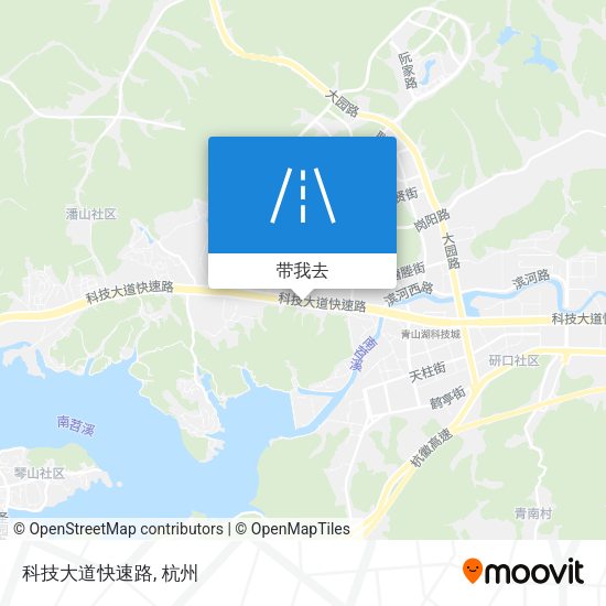 科技大道快速路地图