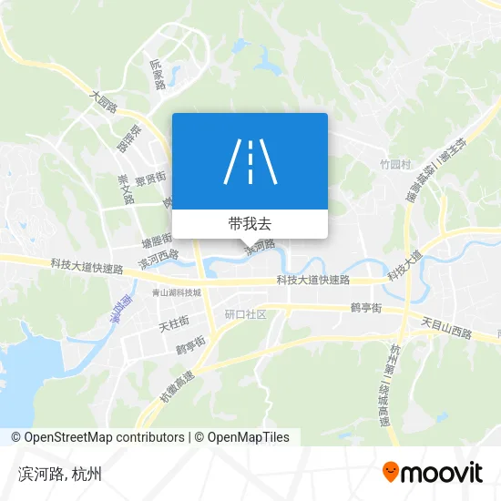 滨河路地图