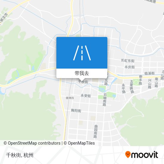 千秋街地图