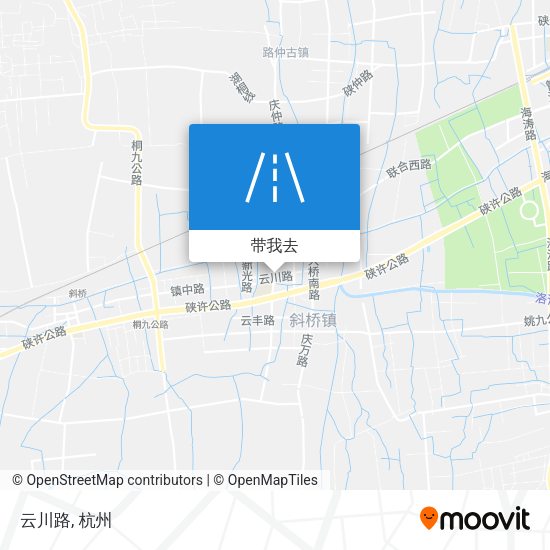 云川路地图