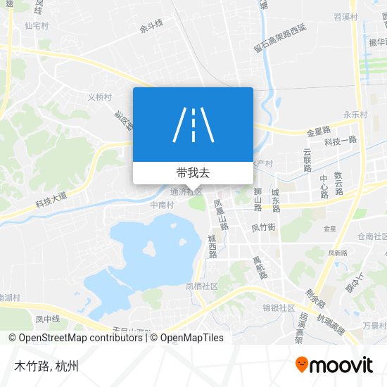 木竹路地图