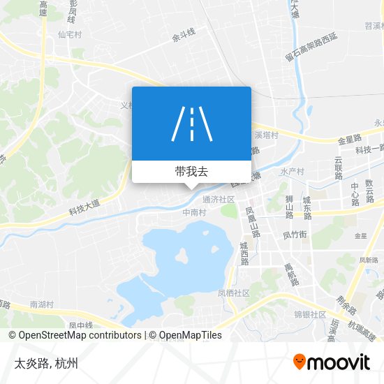 太炎路地图