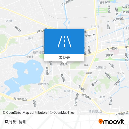 凤竹街地图