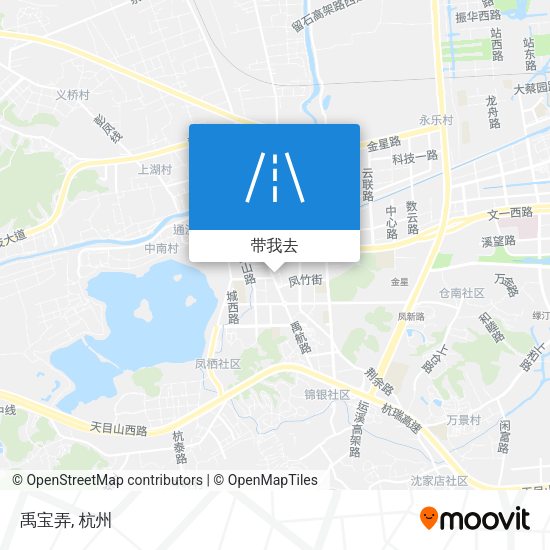 禹宝弄地图