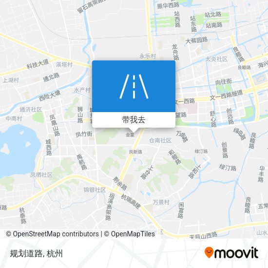 规划道路地图