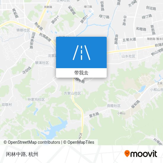闲林中路地图