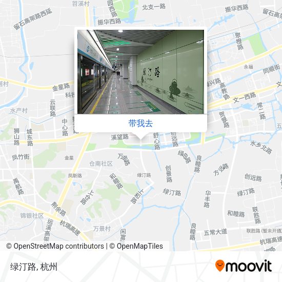 绿汀路地图