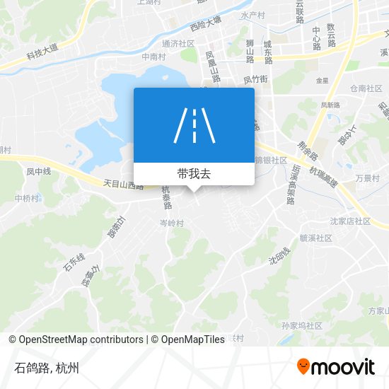 石鸽路地图