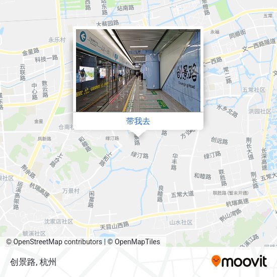 创景路地图