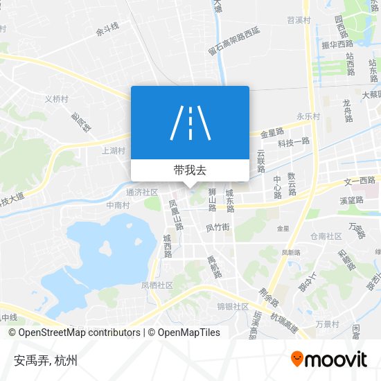 安禹弄地图