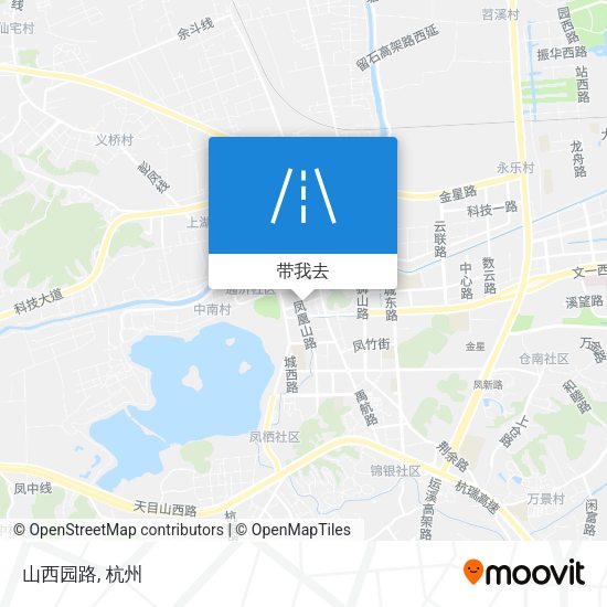 山西园路地图