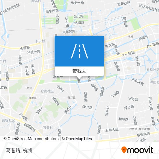 葛巷路地图