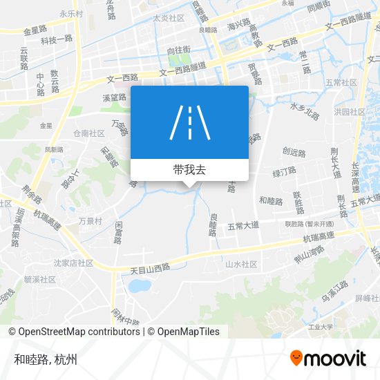 和睦路地图